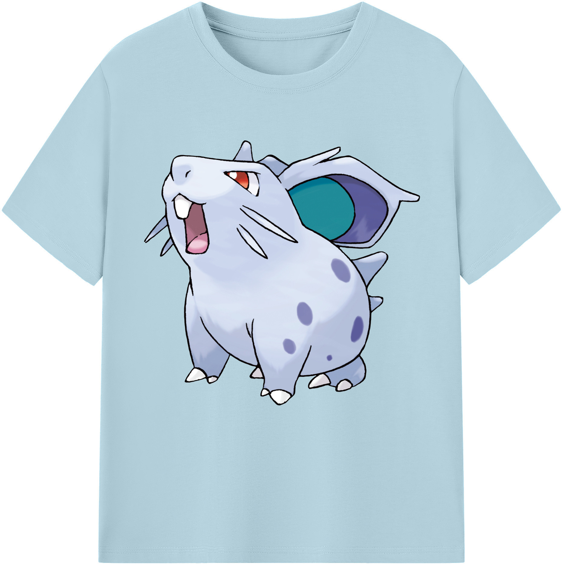 （画像用） ポケットモンスター Pokémon 綿100％半袖Tシャツ（フロントプリント）